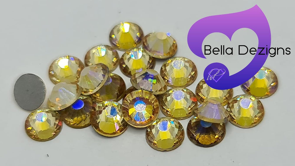 PURPLE FLARE - Non Hotfix Flatback Crystal Rhinestones