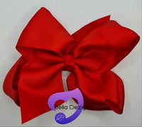 Hair Bows - 6 INCH Fashion Bows (Ribbon)
