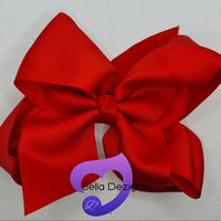 Hair Bows - 6 INCH Fashion Bows (Ribbon)