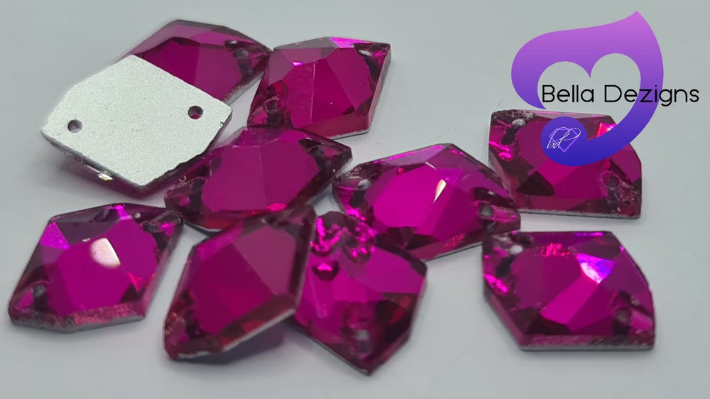 ROSE (COSMIC) - Non Hotfix Flatback Crystal Rhinestones