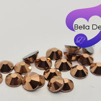 ROSE GOLD - Non Hotfix Flatback Crystal Rhinestones