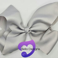 Hair Bows - 6 INCH Fashion Bows (Ribbon)