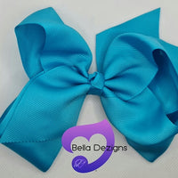 Hair Bows - 6 INCH Fashion Bows (Ribbon)